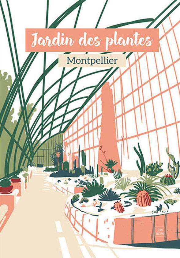 Afiche Jardin des Plantes creado por la ilustradora Laura Gassin