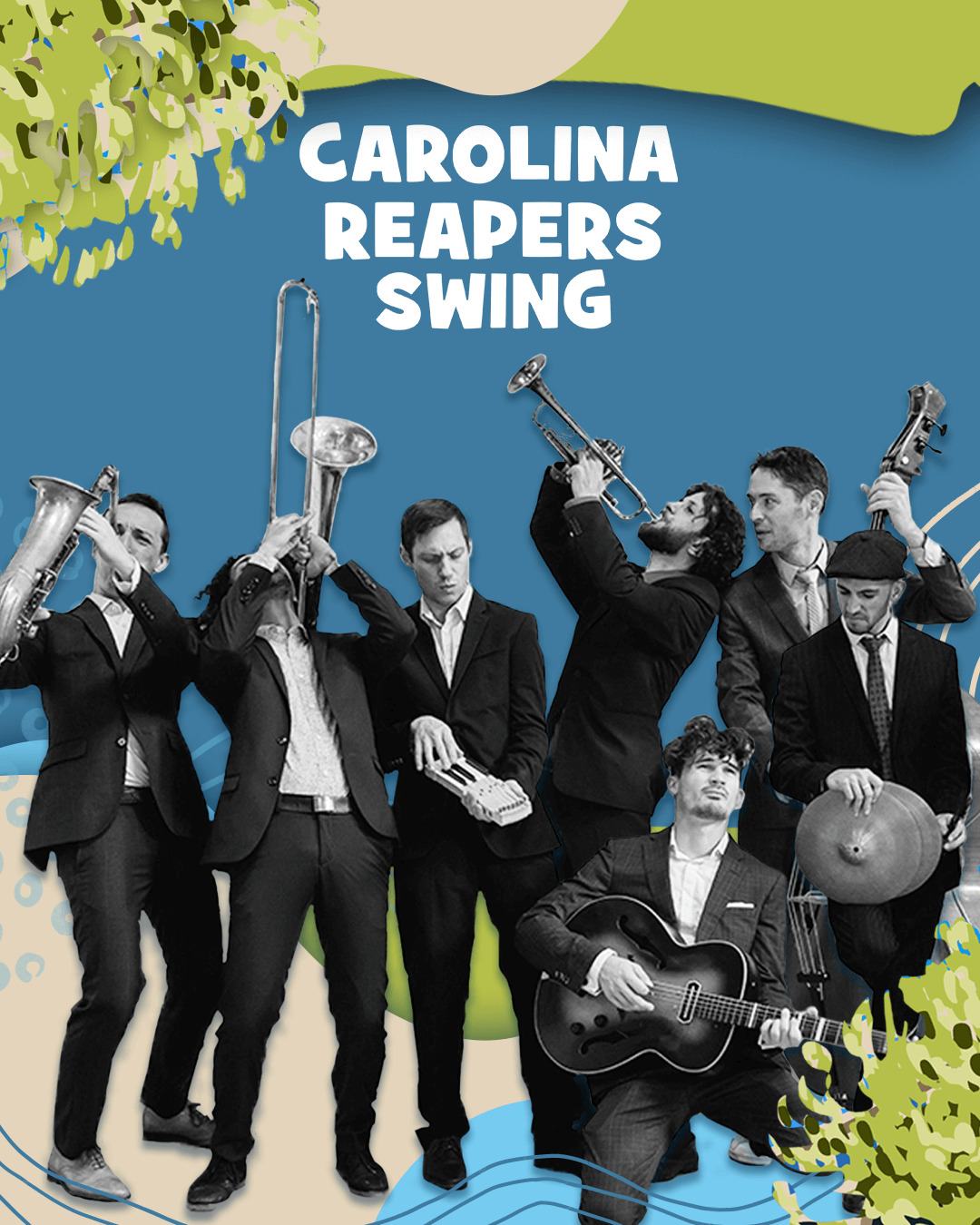 carolina reapers swing en concert live le samedi 19 et dimanche 20 juillet 2025 festival swinging montpellier
