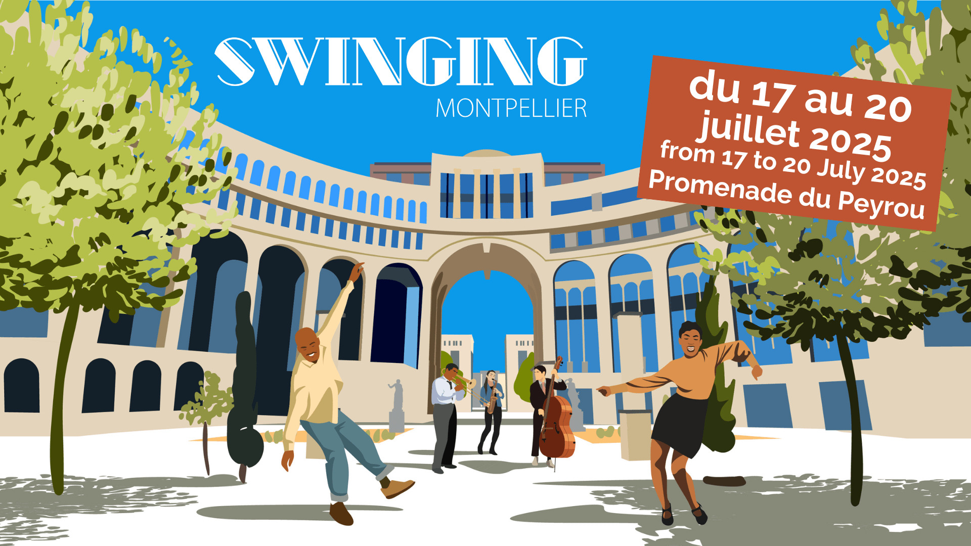affiche festival swinging montpellier 2025
