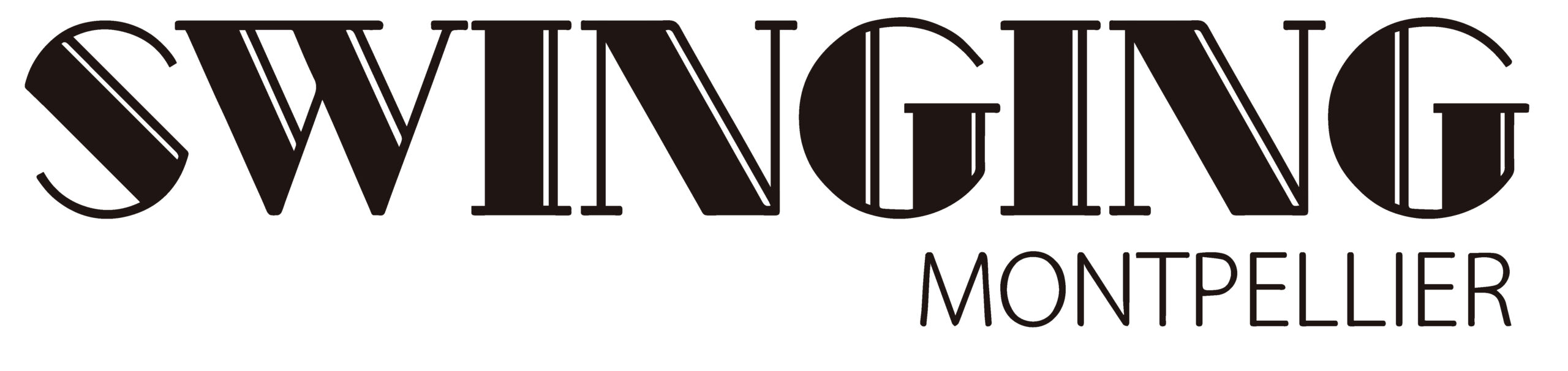 logo noir festival swinging montpellier