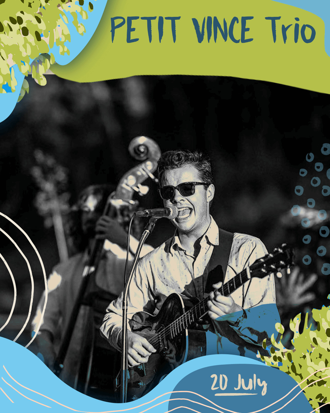 petit vince trio en concert live le dimanche 20 juillet 2025 festival swinging montpellier