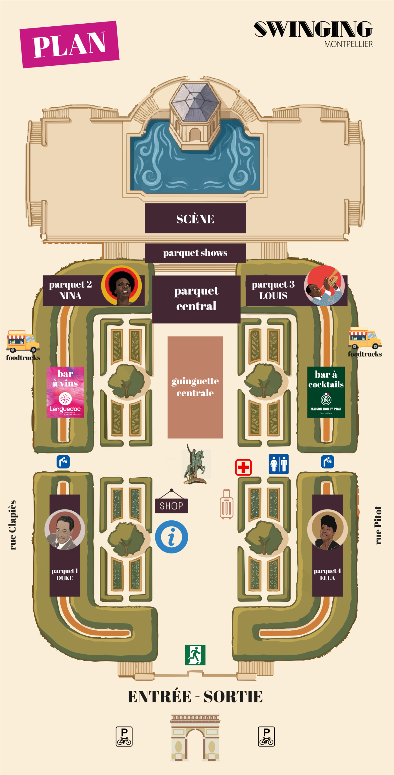 plan du festival swinging montpellier 2026